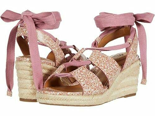 Patricia Nash Women's Riva Wedge Sandals  Color Blush Bouquet Size 5.5M