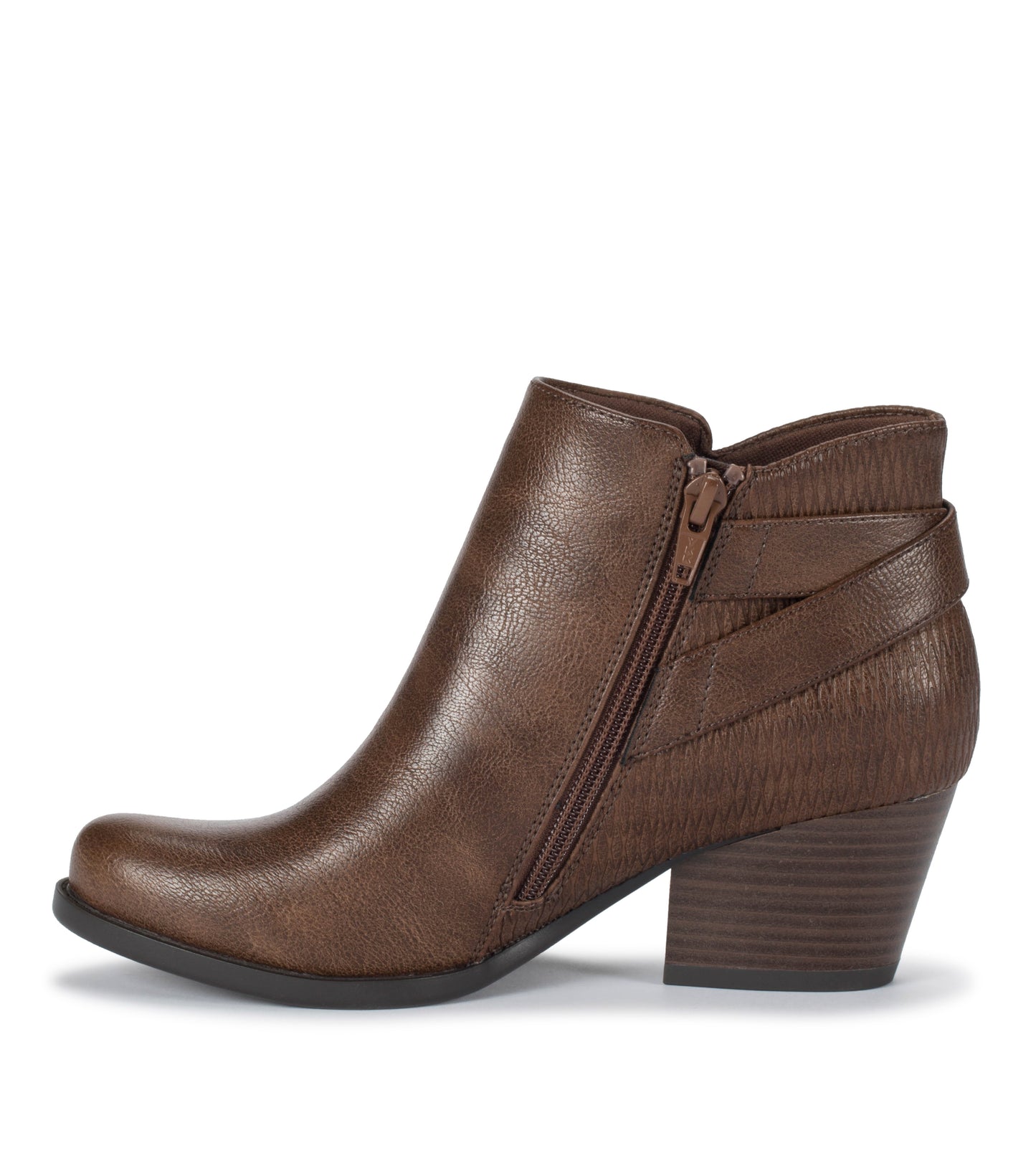Baretraps Women's Reggie Block Heel Ankle Booties  Color Brush Brown Size 5M