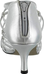 Easy Street Women's Nightingale Evening Sandals Color Silver Size 8M