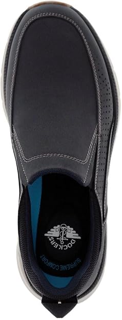 Dockers Men's GO-TIME Active Rebound Slip-On Sneakers  Navy Size 11