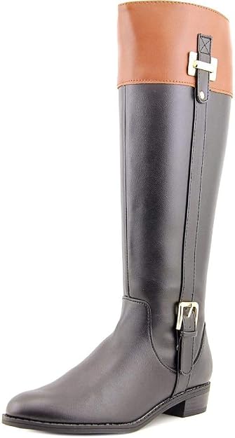 Karen Scott Women's Deliee2 Knee-High Riding Boots   Black/Cog Size 9.5