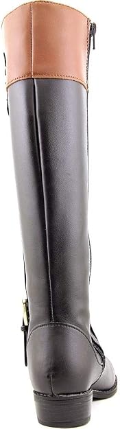 Karen Scott Women's Deliee2 Knee-High Riding Boots   Black/Cog Size 9.5