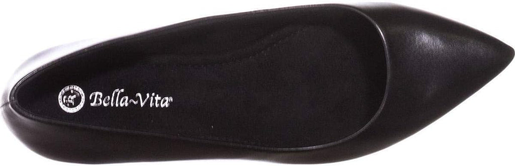 Bella Vita Women's Vivien Pointed-Toe Flats  Color Black Size 5.5M