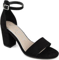 Sugar Women's Machelene Ankle Strap Pump Sandals  Black Size 8.5
