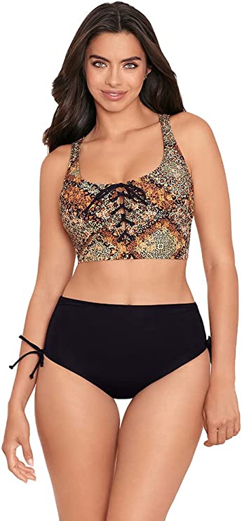 Skinny Dippers Mazie Felicity Underwire Bikini Top  Color Mazie Size M