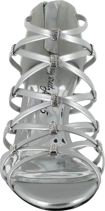 Easy Street Women's Nightingale Evening Sandals Color Silver Size 8M