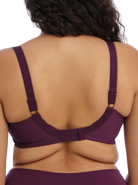 Elomi Full Figure Morgan Underwire Stretch Lace Bra  Blackberry Size 38DD