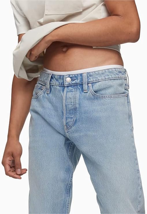 Calvin Klein Men's Slim-Straight Fit Stretch Jeans  Color Fontaine Medium Stone W38xL32