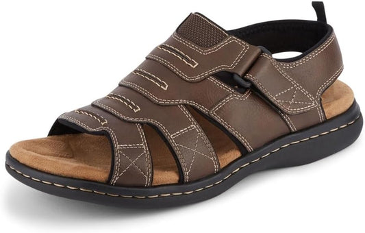 Dockers Men's Shorewood Open-Toe Fisherman Sandal  Briar Size 7
