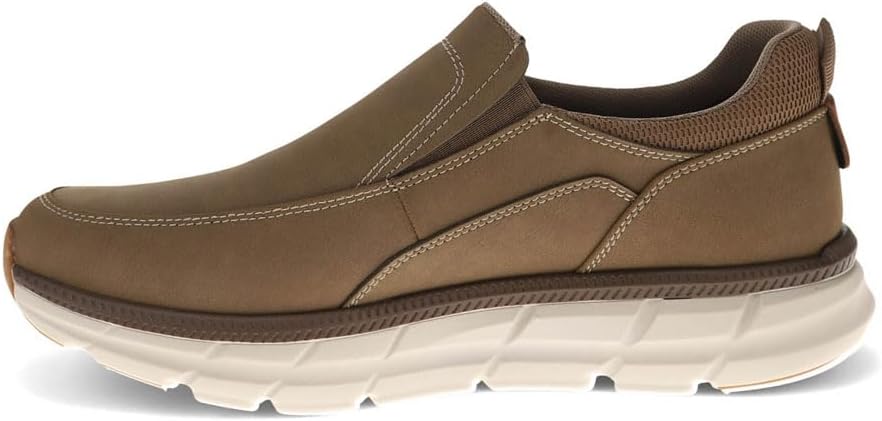 Dockers Men's GO-TIME Active Rebound Slip-On Sneakers  Taupe Size 9.5