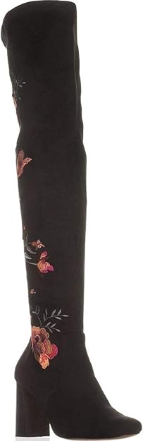 INC International Concepts Women's Delisa2 Fabric Closed Toe Boots  Black Size 6