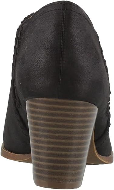 LifeStride Women's Joelle Shooties  Color Black Faux Leather Size 7M