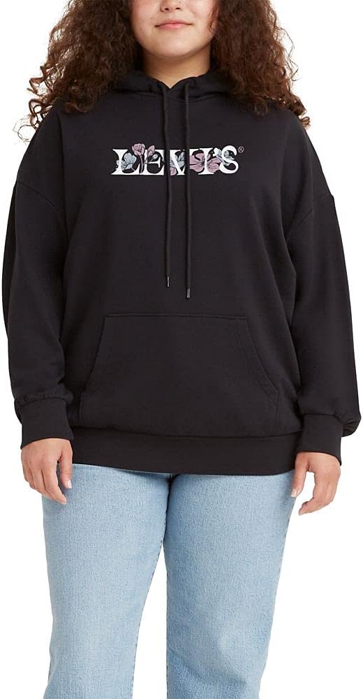 Levi's Women's Prism Graphic Hoodie Sweater  Color Black Size L