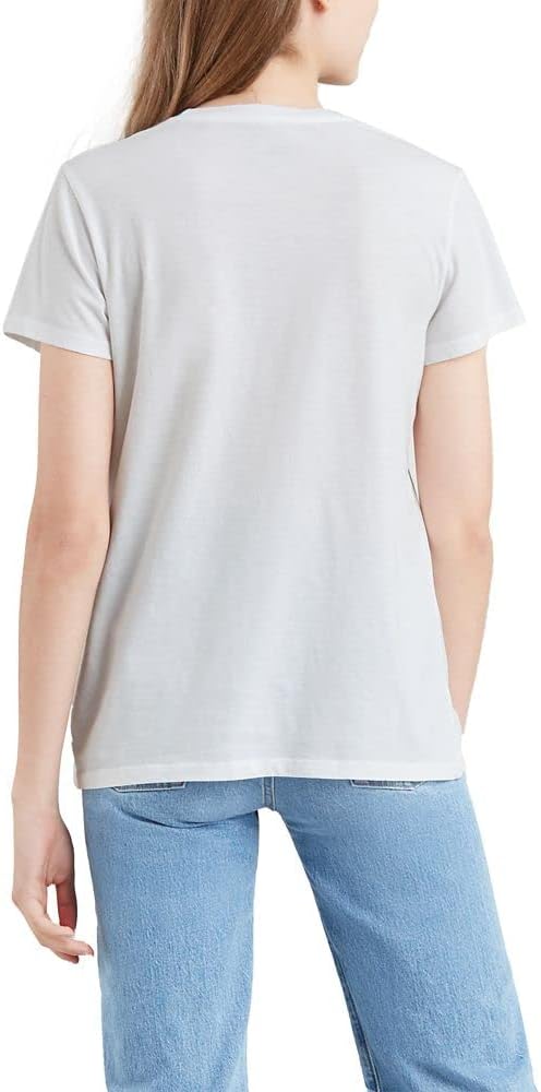 Levi's Women's The Perfect Crewneck T-Shirt  Color White Size XL
