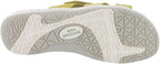 Earth Women's Suella Flat Sandals  Yellow Leather Size 7