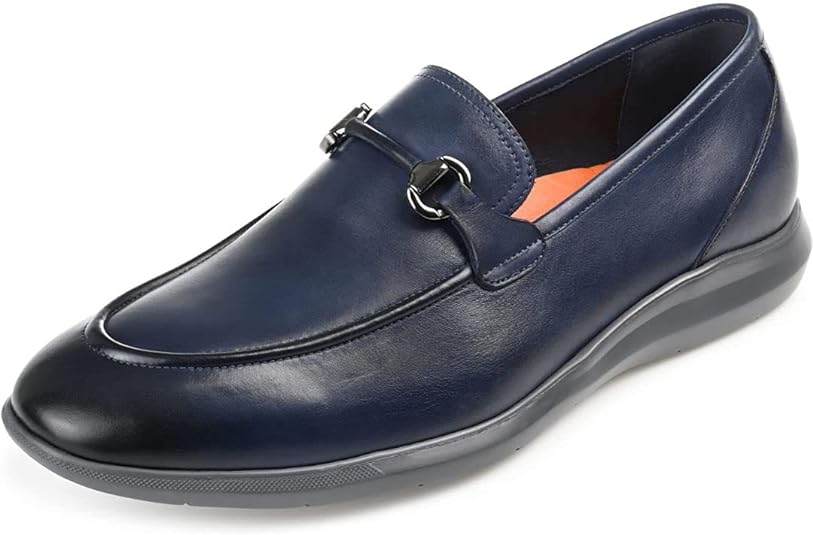 Thomas & Vine Mens Burns Bit Tru Comfort Loafer  Color Navy Size 12M
