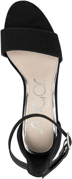 Sugar Women's Machelene Ankle Strap Pump Sandals  Black Size 8.5