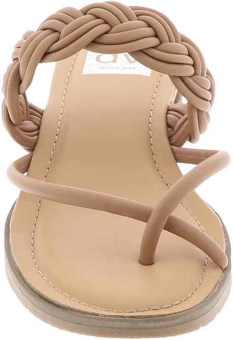 DV Dolce Vita Women's Fiorella Strappy Braid Sandals  Color Cafe Size 6.5M
