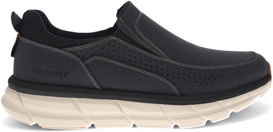 Dockers Men's GO-TIME Active Rebound Slip-On Sneakers  Navy Size 11