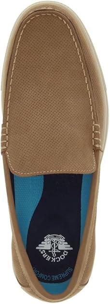Dockers Men's Bancroft Slip On Loafer  Cognac Size 12