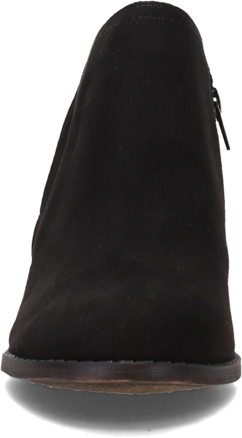 LifeStride Women's Blake Booties  Black Microfiber Size 6.5