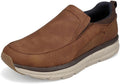 Dockers Men's GO-TIME Active Rebound Slip-On Sneakers  Dark Tan Size 10.5