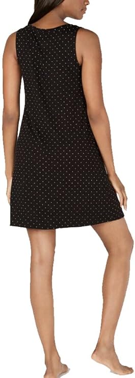 Alfani Knit Dot-Print Chemise Nightgown  Pin Dot Size XS
