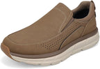 Dockers Men's GO-TIME Active Rebound Slip-On Sneakers  Taupe Size 9.5
