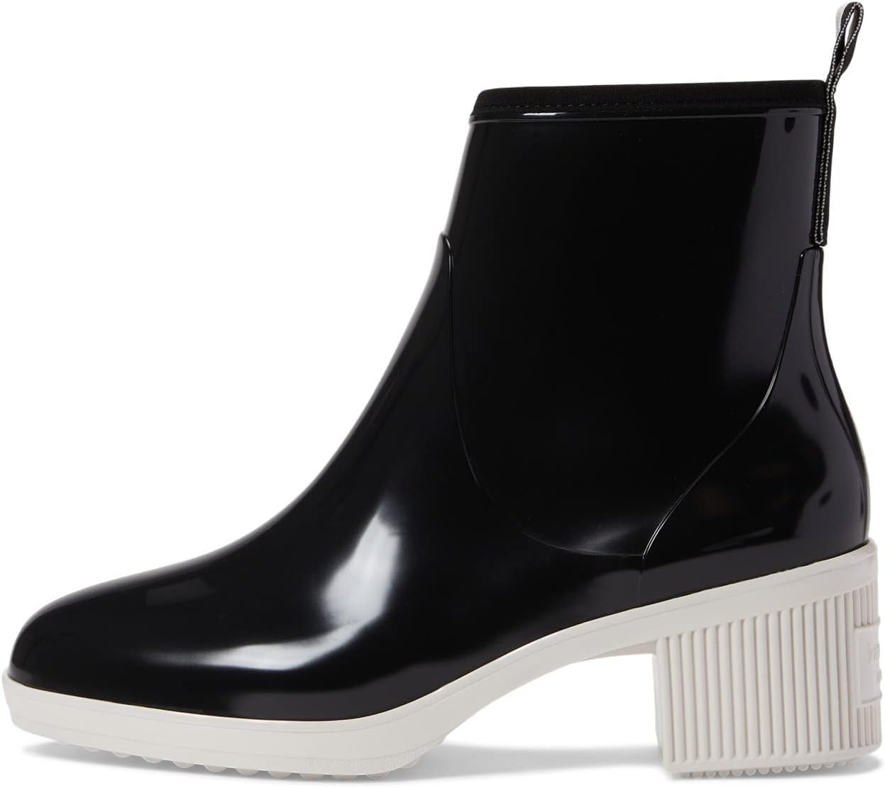 kate spade new york Women's Puddle Rain Boots  Color Black Parchment Size 10M