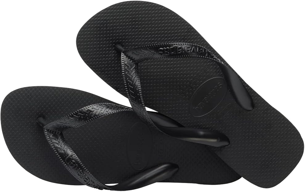 Havaianas Women's Core Top Flip Flop  Black Size 9/10