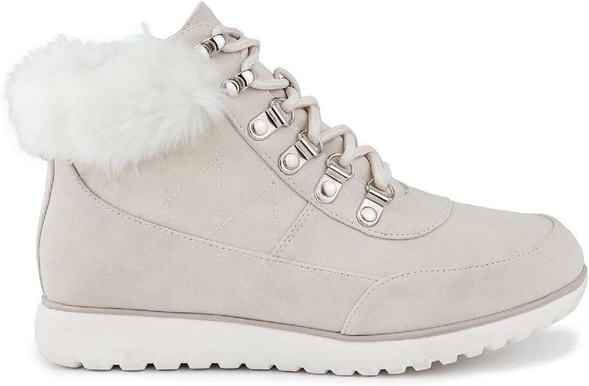Karen Scott Women's Wanona Faux Suede Ankle Booties  Color Winter White Size 12M