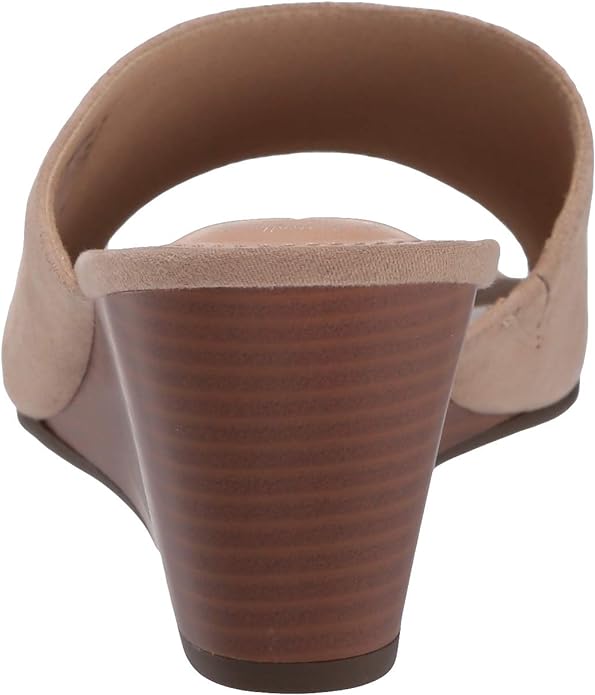 Rockport Women's Slide Wedge Sandal  Color Nougat Size 8.5M