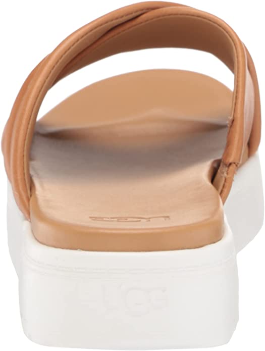 UGG Women's Zayne Crossband Sandal  Color Tan Leather Size 7M