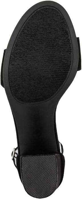 Sugar Women's Machelene Ankle Strap Pump Sandals  Black Size 8.5