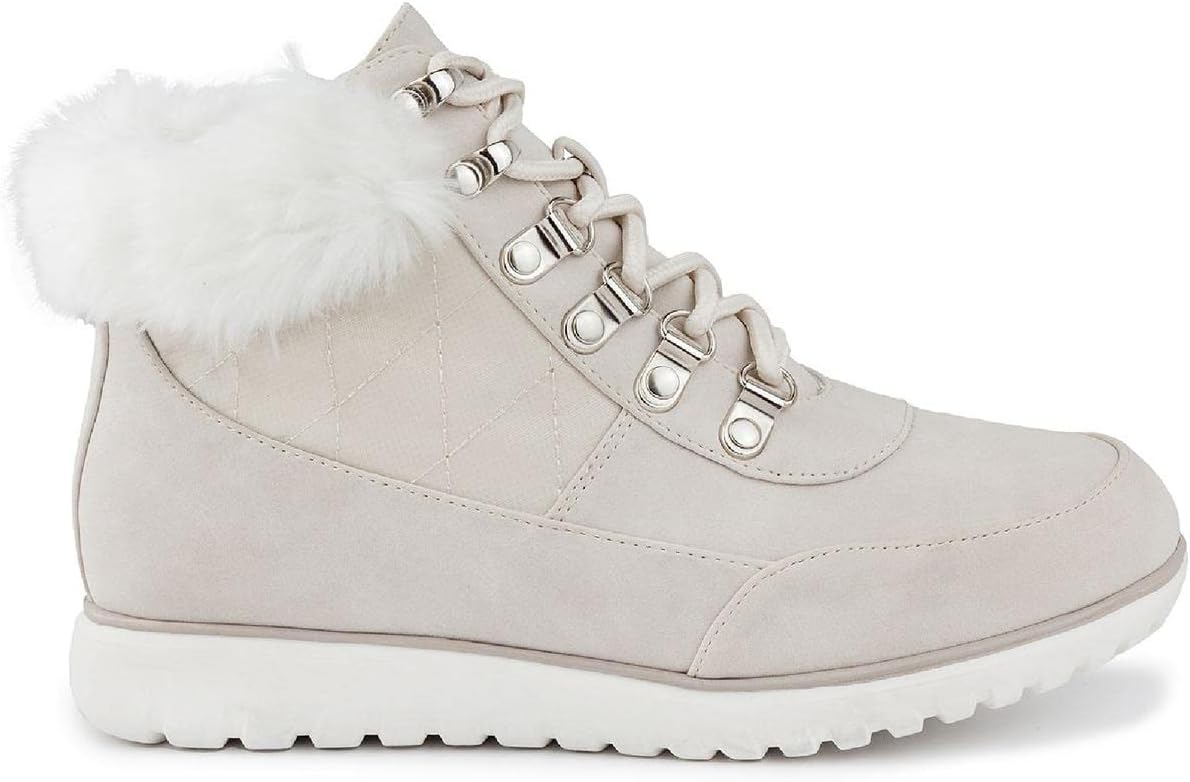 Karen Scott Women's Wanona Faux Suede Ankle Booties  Color Winter White Size 12M