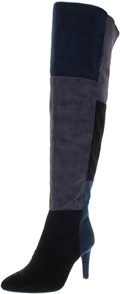 RIALTO Women's Carpio Boot  Color Navy/Multi Suedette Size 7M