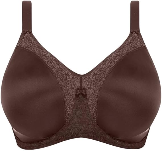 Goddess Yvette Seamless Banded Full Coverage Underwired Bra  Chocolate Size 42H