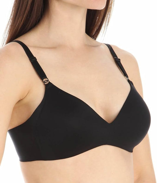 Warner's No Side Effects Wireless T-Shirt Bra  Black Size 36A
