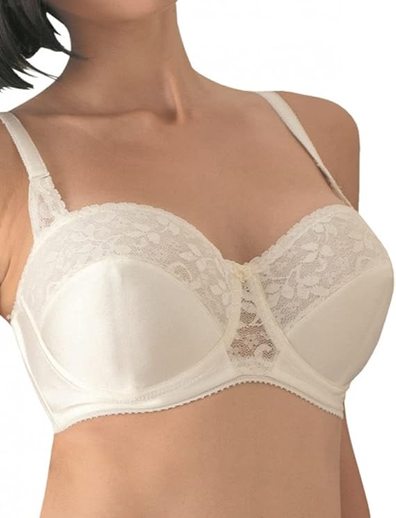 Carnival Women's Full Coverage Strapless Underwire Bra  Ivory Size 44B