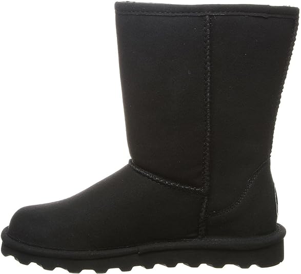 BEARPAW Women's Elle Short Vegan Winter Boot  Color Black Size 11M