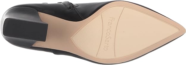 Franco Sarto Women's Vesi Block-Heeled Booties  Color Black Leather Size 7M