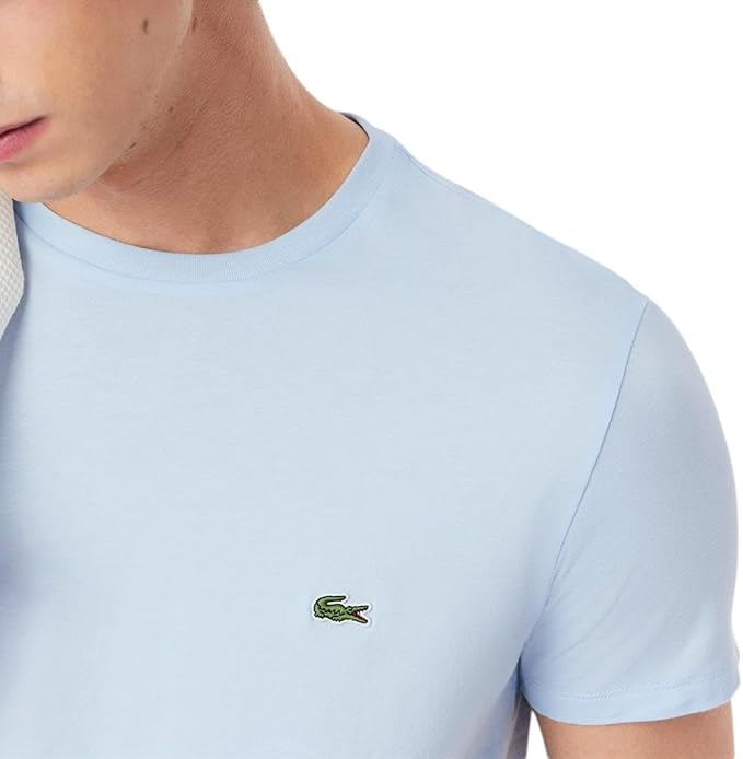 Lacoste Men's Short Sleeve Pima Jersey Crew Neck Tee  Rill Size XL