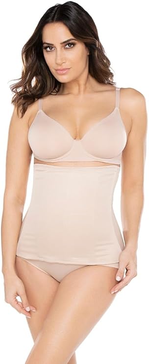 Miraclesuit Flexible Waist Cincher Shaperware w/ Side Release Panels  Nude Size 2XL