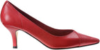 Bella Vita Women’s Wow Leather Closed Toe Classic Pumps  Color Red Kidskin Size 9N