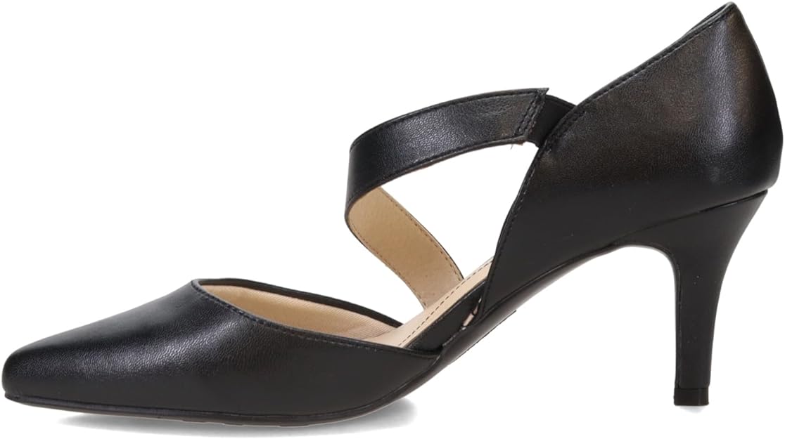 LifeStride Women's Suki Pumps  Color Black Faux Leather Size 8W