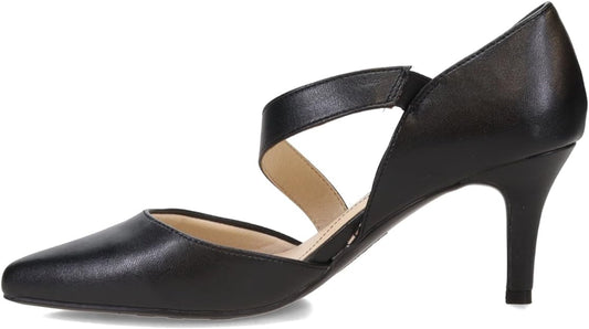 LifeStride Women's Suki Pumps  Color Black Faux Leather Size 8W
