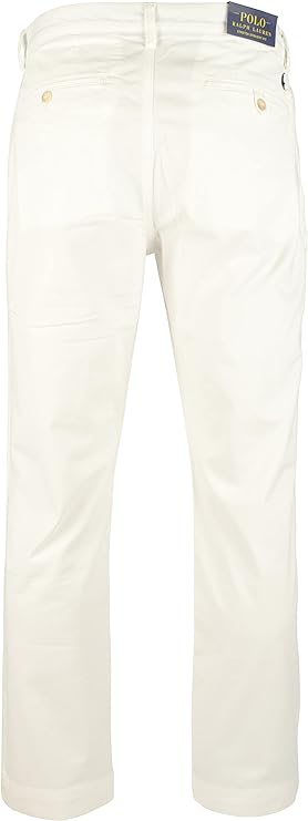 Polo Ralph Lauren Men's Stretch Straight Fit Chino Pants  Color Deckwash White W40xL32