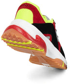 SNKR Project Men's Prospect Park Sneaker  Black/Red/Yellow Size 10