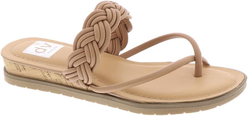 DV Dolce Vita Women's Fiorella Strappy Braid Sandals  Color Cafe Size 6.5M