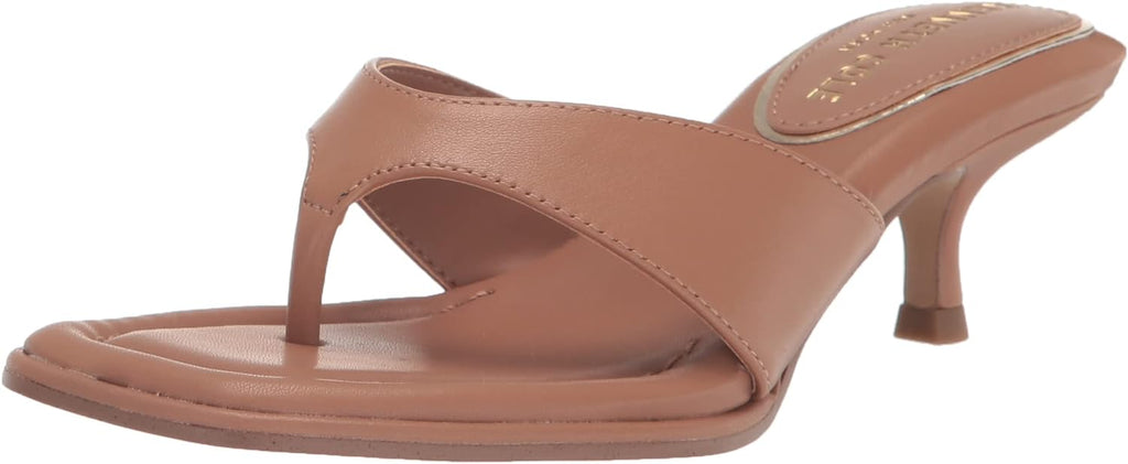 Kenneth Cole New York Women's Classic Geneva Wedge Sandals  Tan Size 7.5